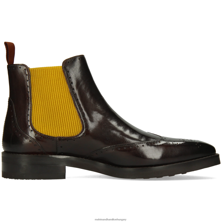 férfiak Melvin & Hamilton 42FNT99 bokacsizma barna Jeff 35