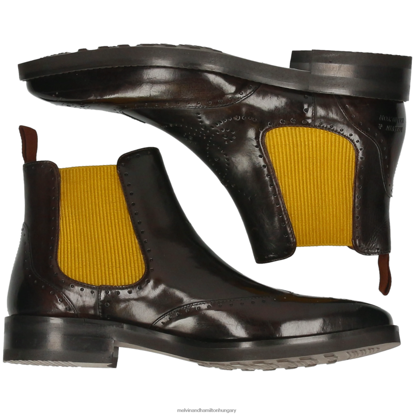 férfiak Melvin & Hamilton 42FNT99 bokacsizma barna Jeff 35