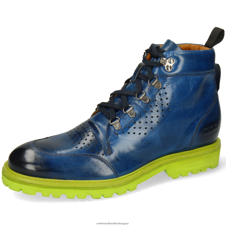 férfiak Melvin & Hamilton 42FNT9 bokacsizma kék trevor 5