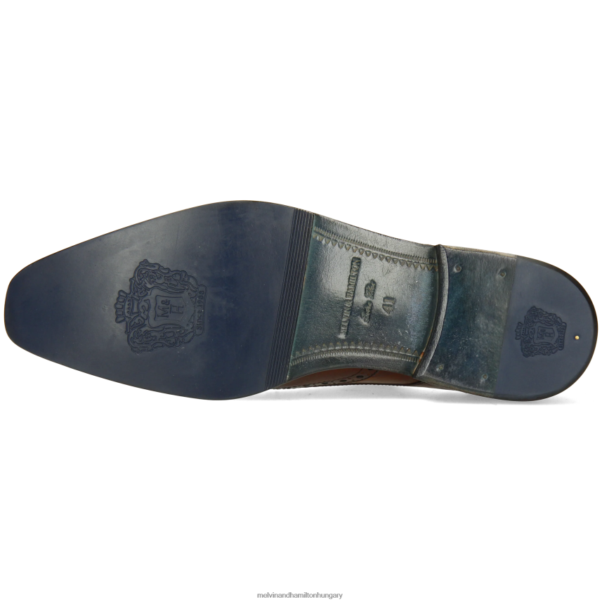 férfiak Melvin & Hamilton 42FNT355 derbi cipő barna dylan 2