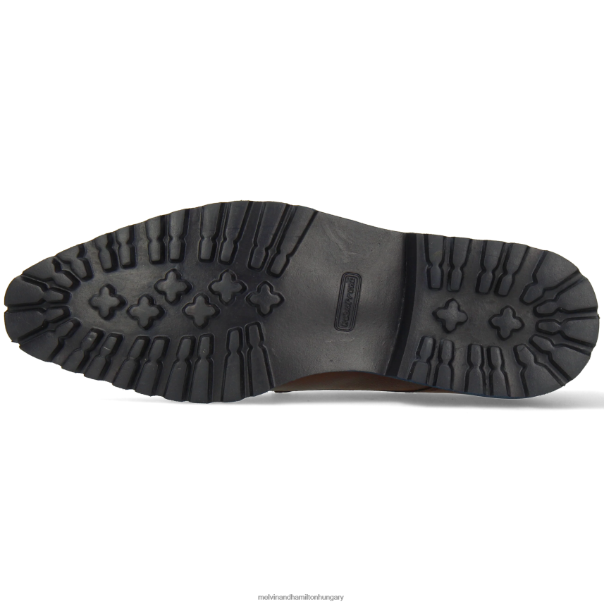 férfiak Melvin & Hamilton 42FNT364 derbi cipő barna emil 1