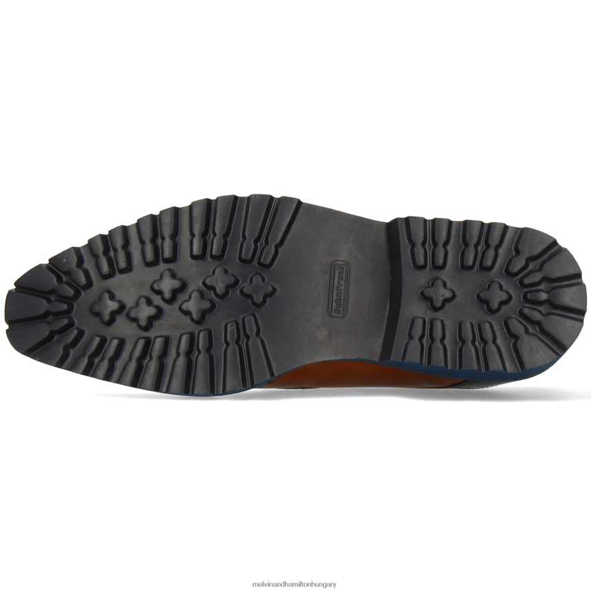 férfiak Melvin & Hamilton 42FNT370 derbi cipő barna emil 3