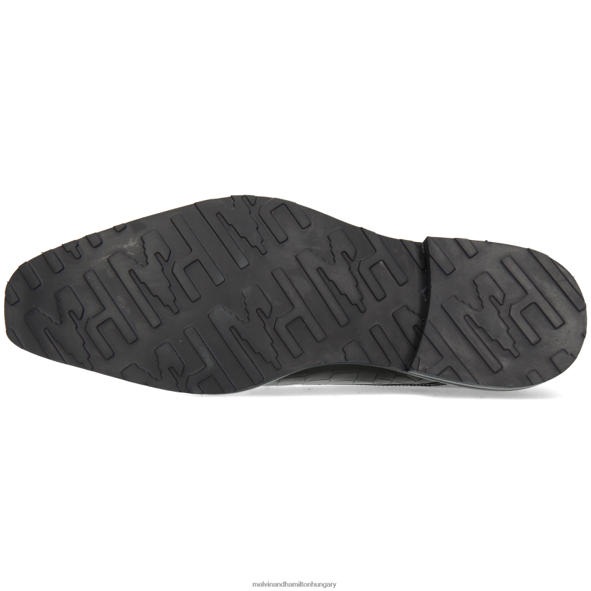 férfiak Melvin & Hamilton 42FNT377 derbi cipő fekete flynn 1