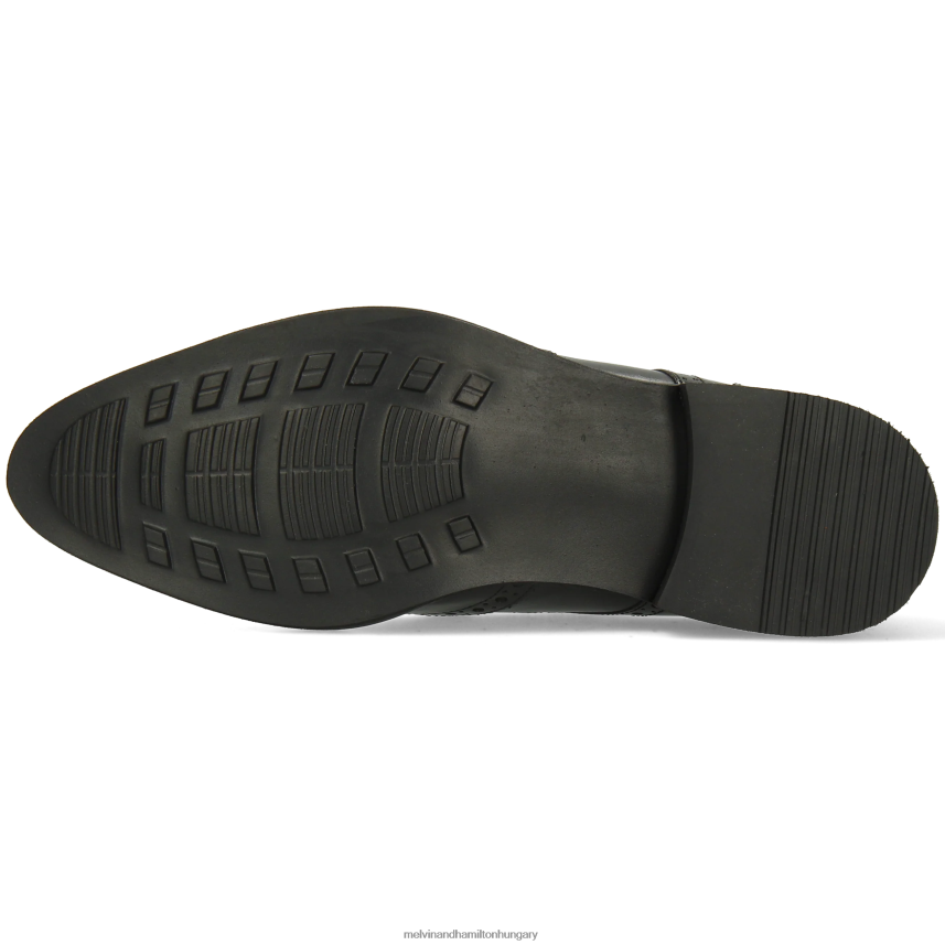 férfiak Melvin & Hamilton 42FNT382 derbi cipő fekete Bobby 5
