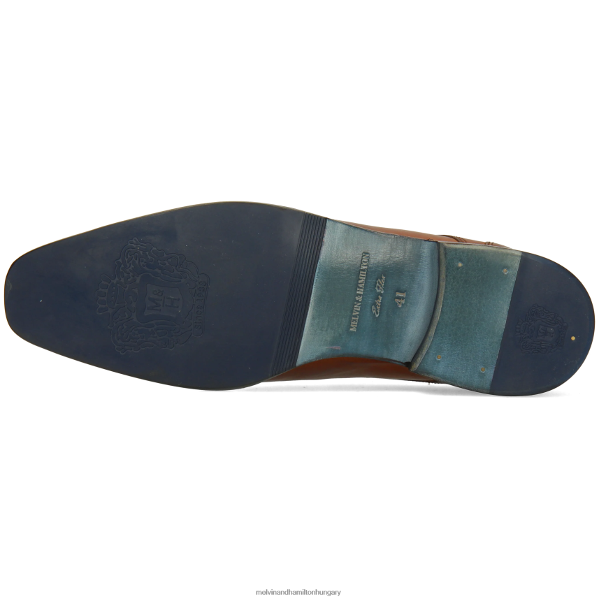 férfiak Melvin & Hamilton 42FNT384 derbi cipő barna elyas 4