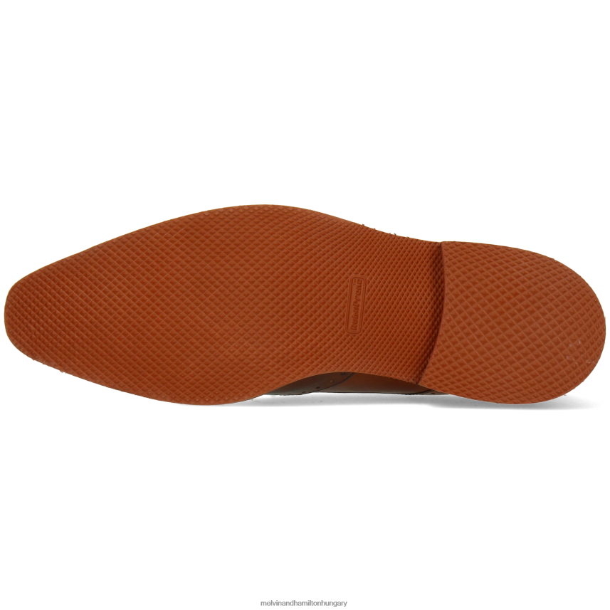 férfiak Melvin & Hamilton 42FNT385 derbi cipő barna Dave 2