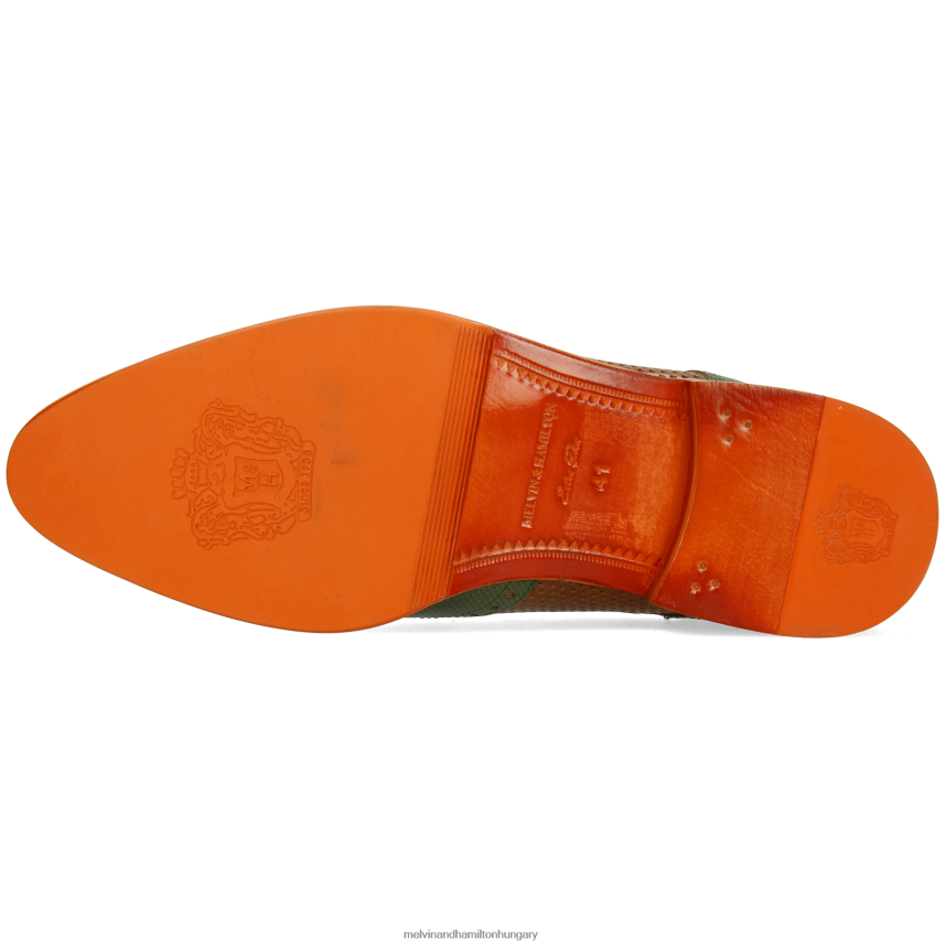 férfiak Melvin & Hamilton 42FNT400 derbi cipő barna bobby 1