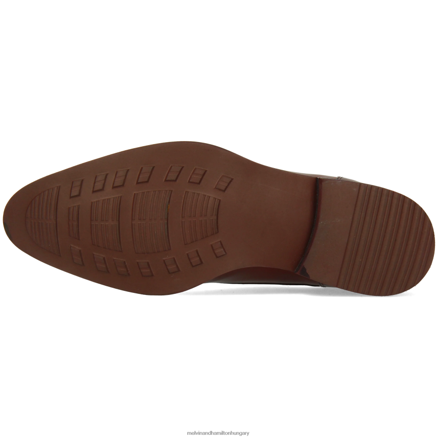 férfiak Melvin & Hamilton 42FNT424 derbi cipő barna kane 2