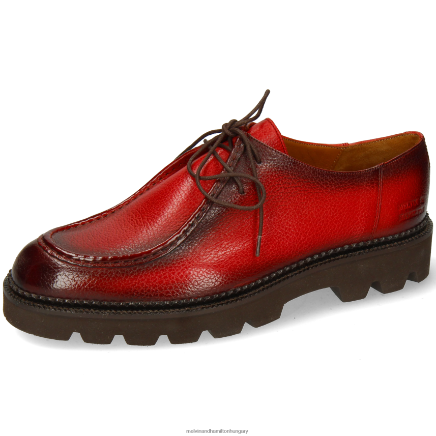 férfiak Melvin & Hamilton 42FNT426 derbi cipő narancs átszúrni 10