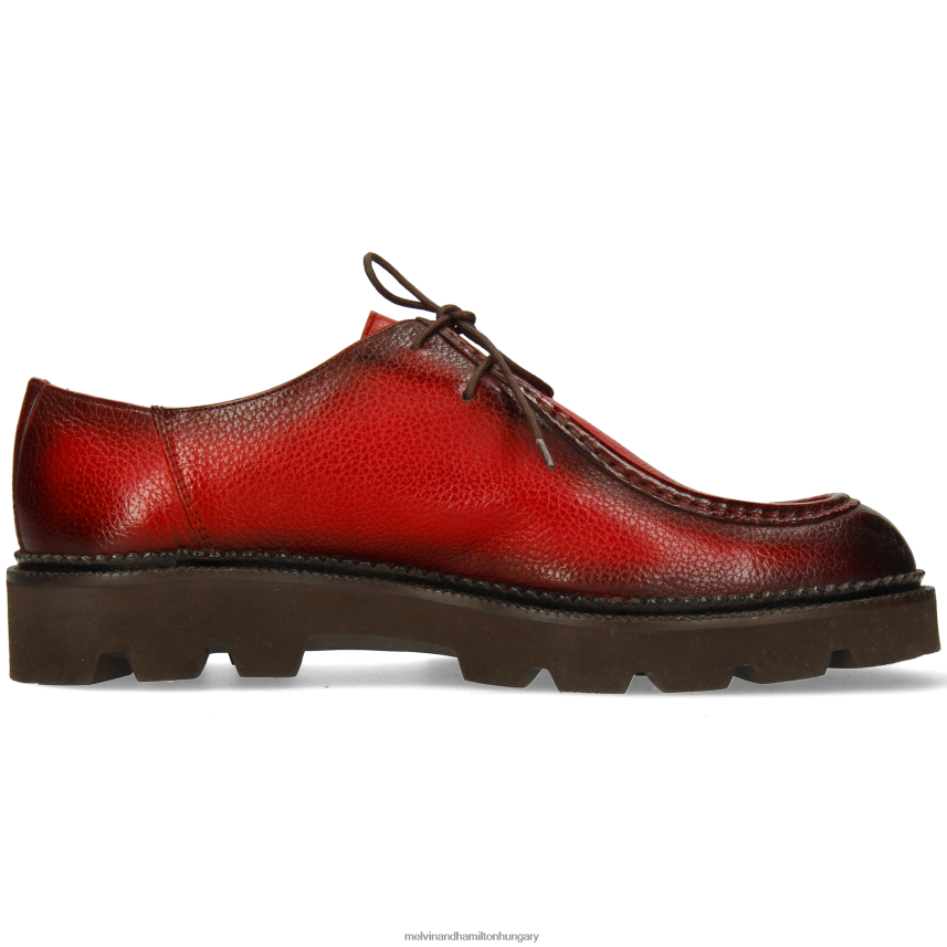 férfiak Melvin & Hamilton 42FNT426 derbi cipő narancs átszúrni 10