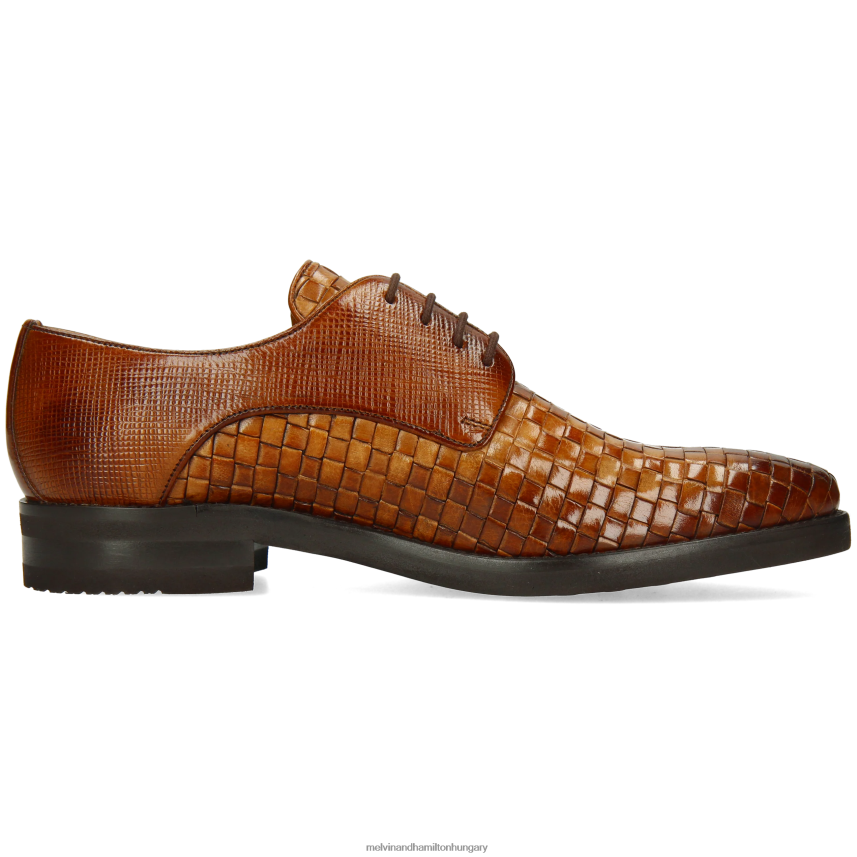 férfiak Melvin & Hamilton 42FNT428 derbi cipő barna brad 7