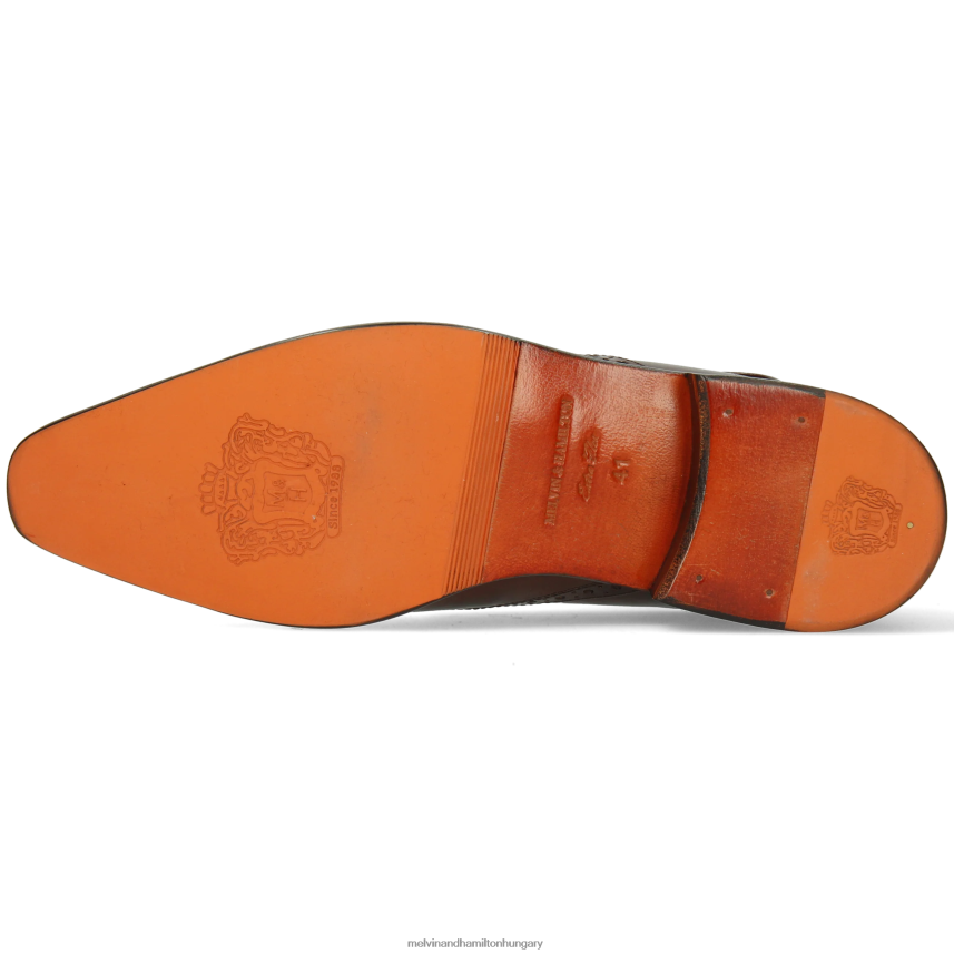 férfiak Melvin & Hamilton 42FNT434 derbi cipő barna lewis 3