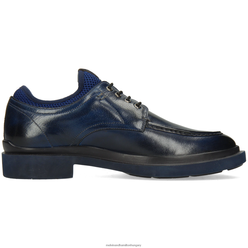 férfiak Melvin & Hamilton 42FNT452 derbi cipő kék ron 4