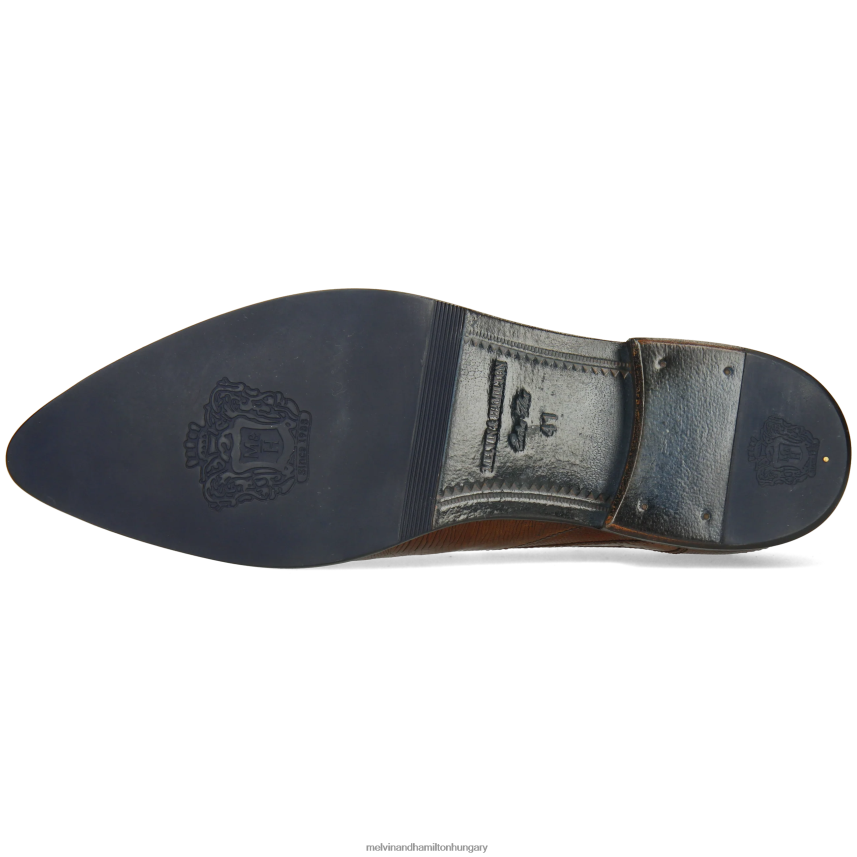 férfiak Melvin & Hamilton 42FNT481 derbi cipő barna toni 39