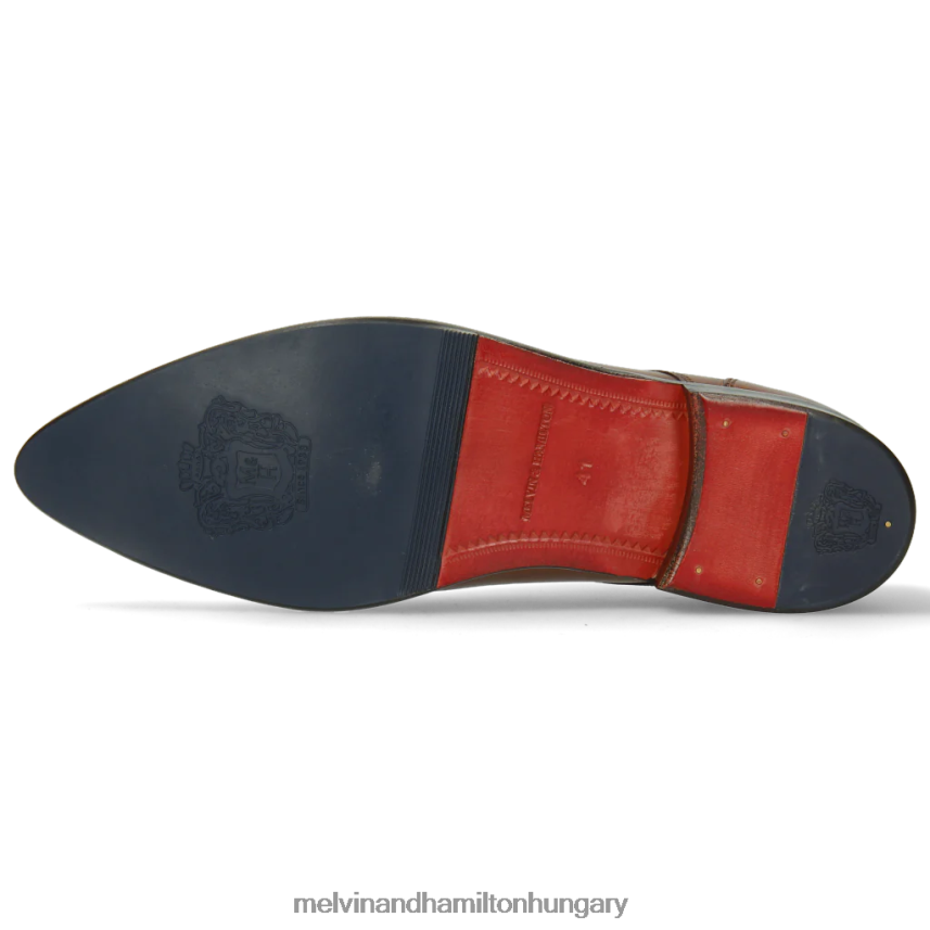 férfiak Melvin & Hamilton 42FNT486 derbi cipő barna toni 1