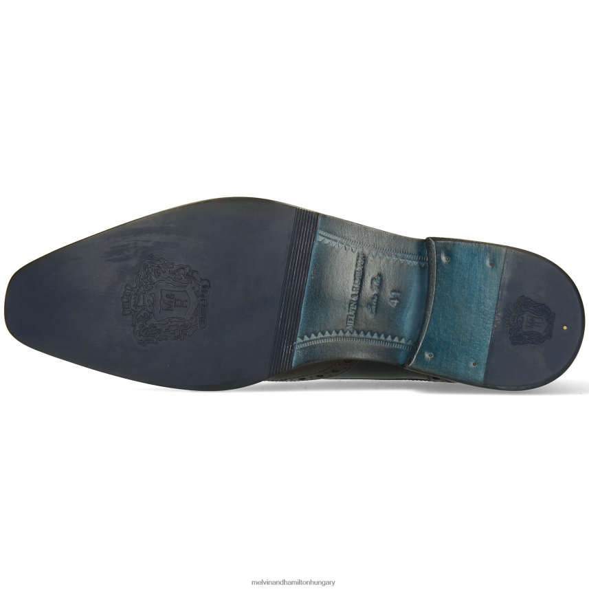 férfiak Melvin & Hamilton 42FNT487 derbi cipő barna Márton 15