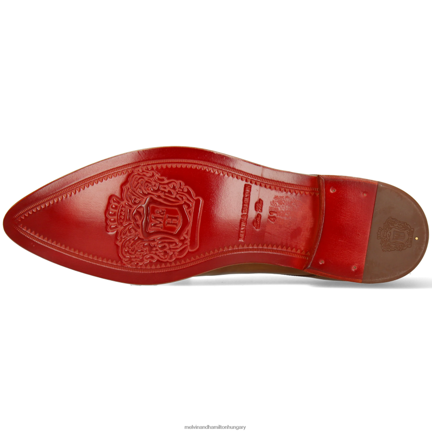 férfiak Melvin & Hamilton 42FNT488 derbi cipő barna toni 36