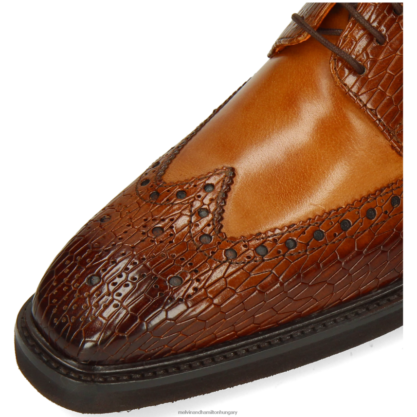 férfiak Melvin & Hamilton 42FNT500 derbi cipő barna marvin 1