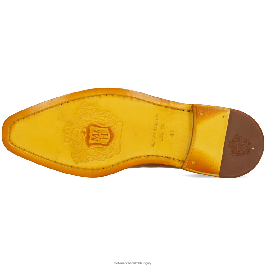 férfiak Melvin & Hamilton 42FNT502 derbi cipő barna Alex 3