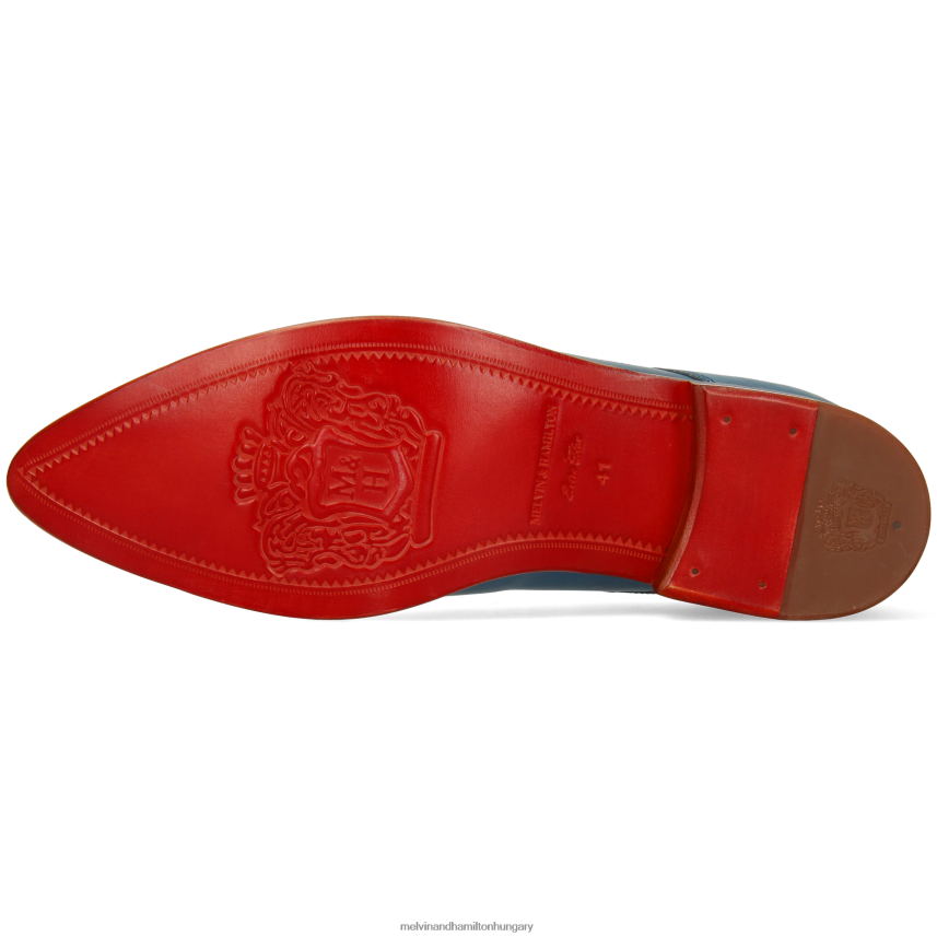 férfiak Melvin & Hamilton 42FNT503 derbi cipő kék toni 36