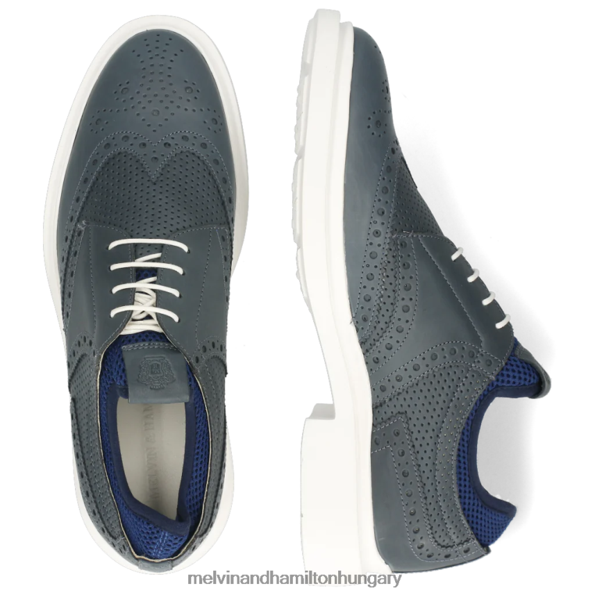 férfiak Melvin & Hamilton 42FNT521 derbi cipő kék ron 2