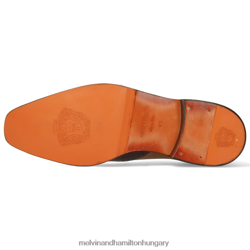 férfiak Melvin & Hamilton 42FNT528 derbi cipő barna Jeff 14