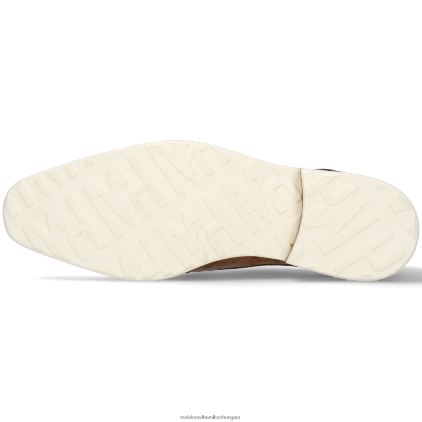 férfiak Melvin & Hamilton 42FNT531 derbi cipő barna lovas 1