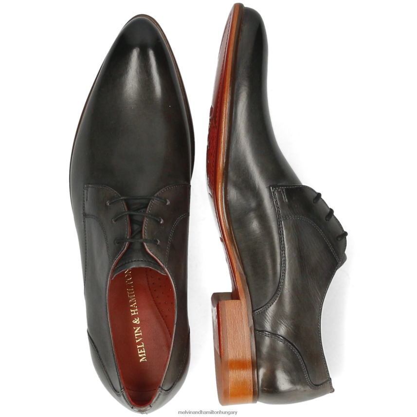 férfiak Melvin & Hamilton 42FNT557 derbi cipő szürke toni 1