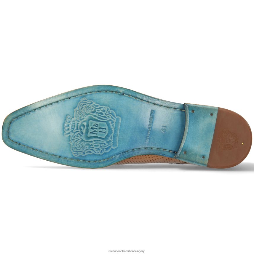 férfiak Melvin & Hamilton 42FNT563 derbi cipő barna Márton 1