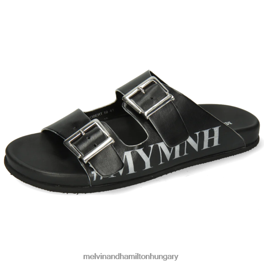 férfiak Melvin & Hamilton 42FNT719 öszvérek fekete Róbert 10