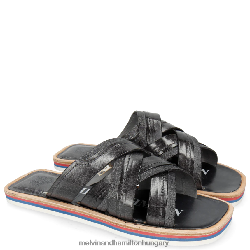 férfiak Melvin & Hamilton 42FNT724 öszvérek szürke bob 2