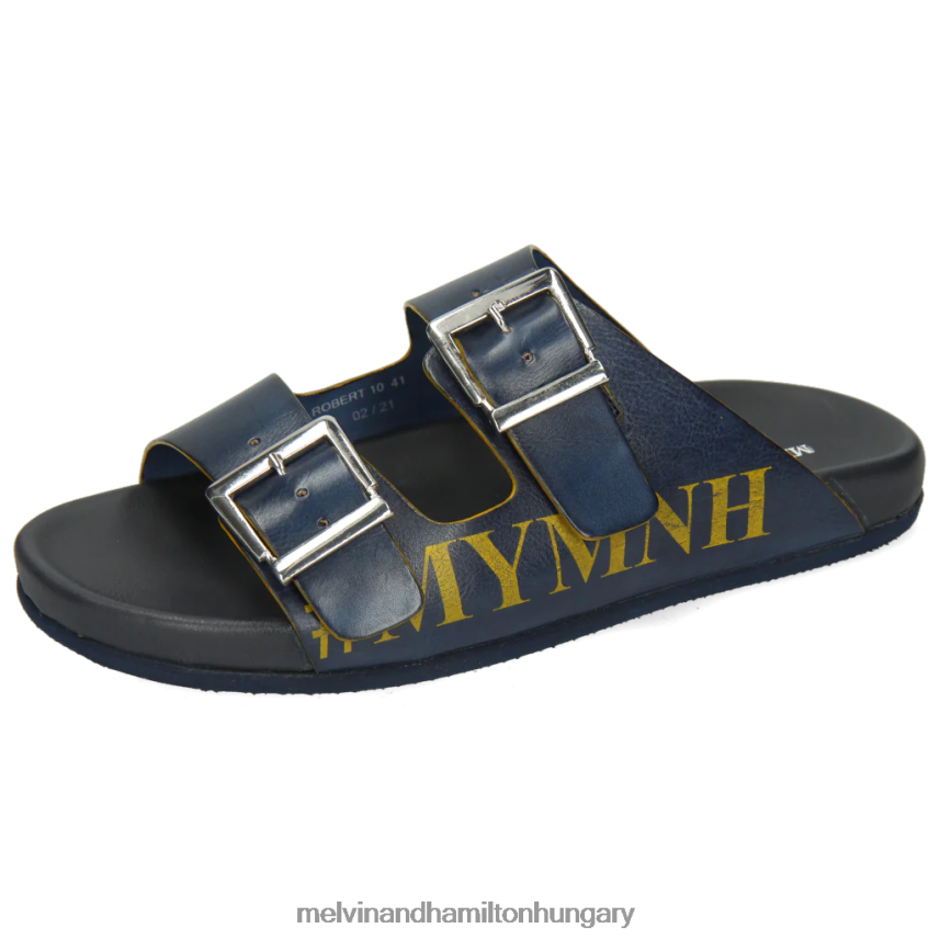 férfiak Melvin & Hamilton 42FNT727 öszvérek kék Róbert 10