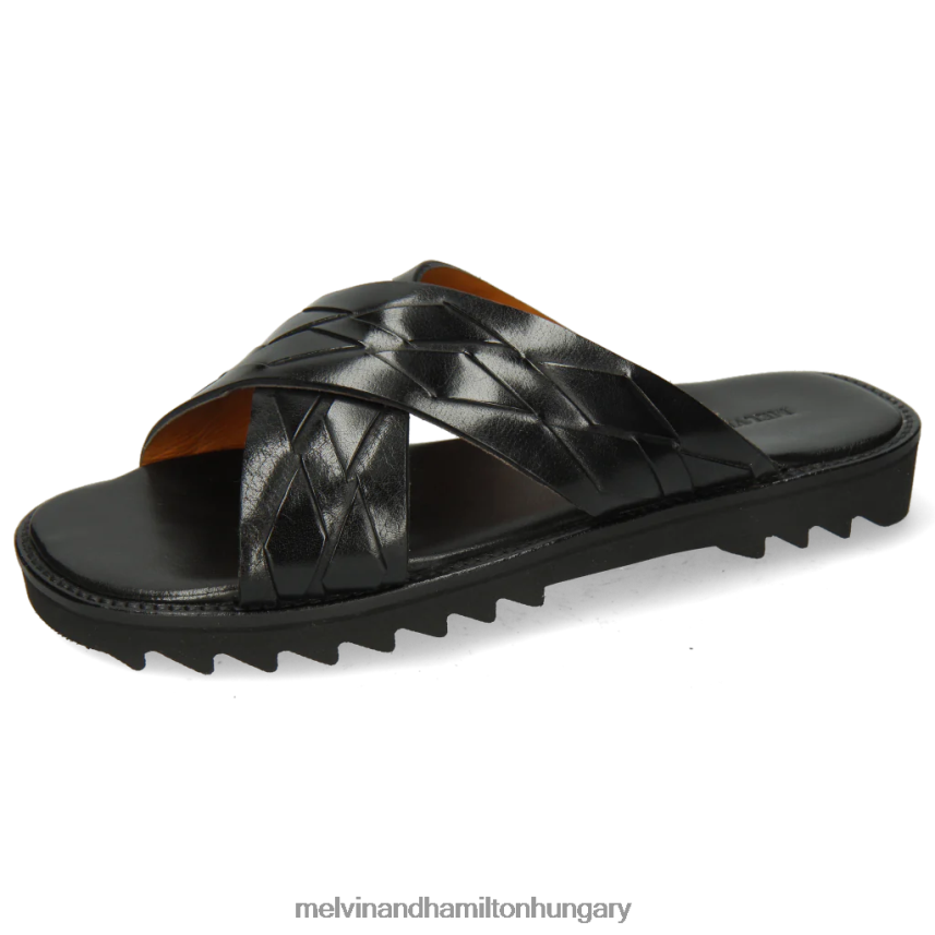 férfiak Melvin & Hamilton 42FNT729 öszvérek fekete sam 37