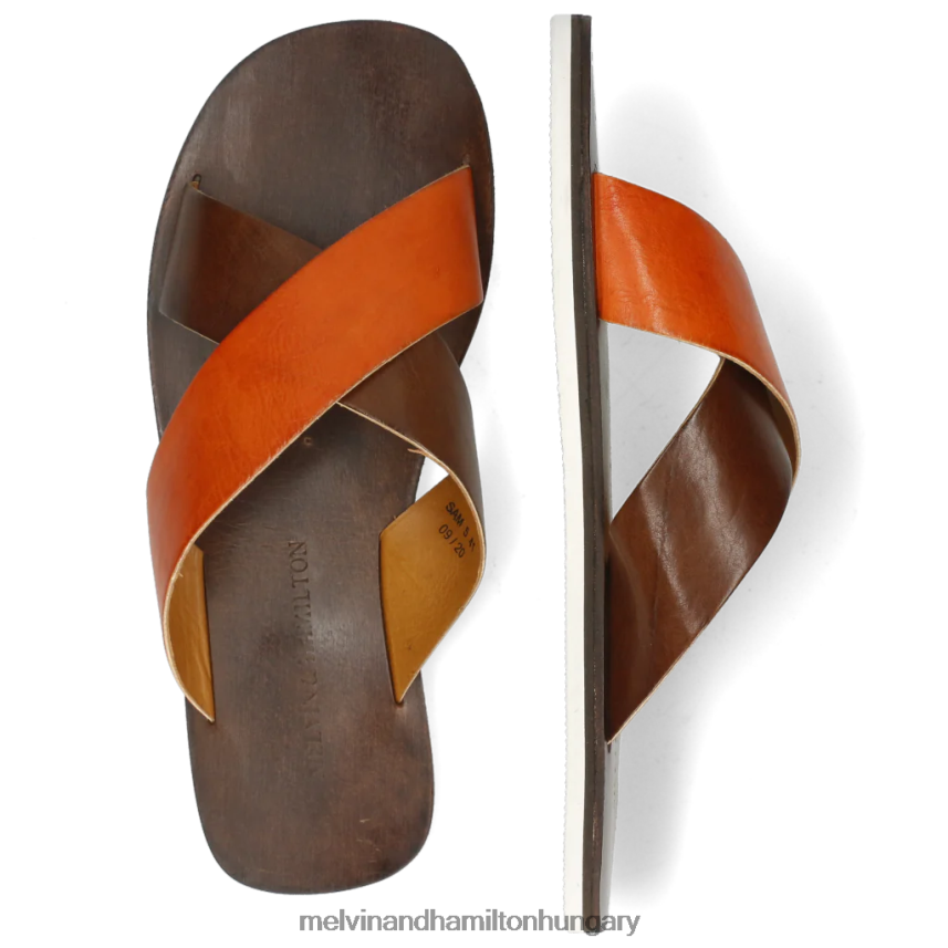 férfiak Melvin & Hamilton 42FNT741 öszvérek barna sam 5