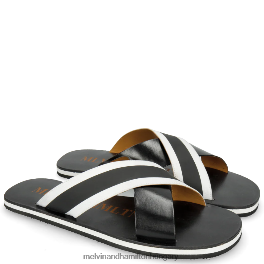 férfiak Melvin & Hamilton 42FNT743 öszvérek fekete sam 5