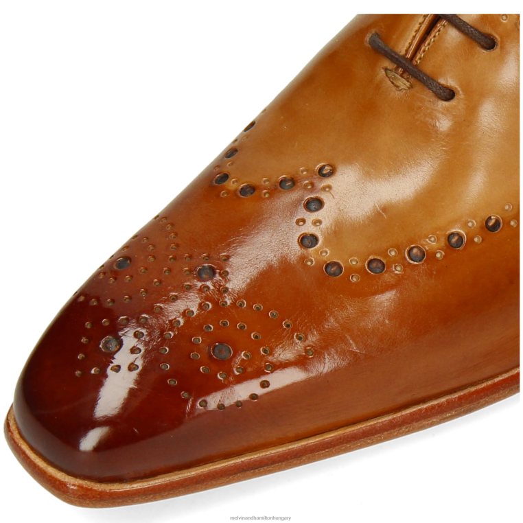 42FNT203 oxford cipő világos barna Melvin & Hamilton lándzsa 41 férfiak