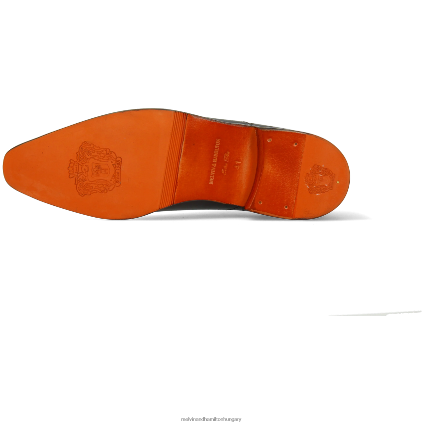 férfiak Melvin & Hamilton 42FNT182 oxford cipő fekete Lewis 53