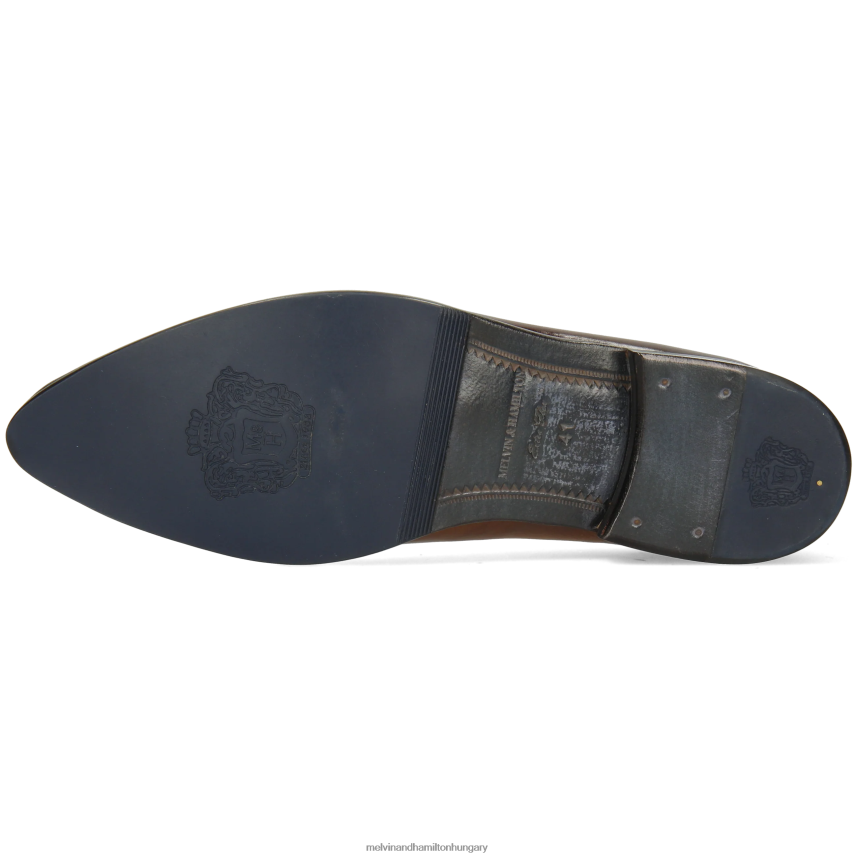 férfiak Melvin & Hamilton 42FNT197 oxford cipő barna toni 46