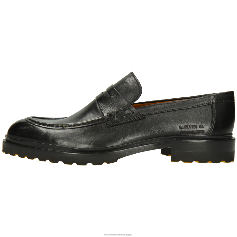 42FNT242 papucscipő fekete Melvin & Hamilton George 5 férfiak