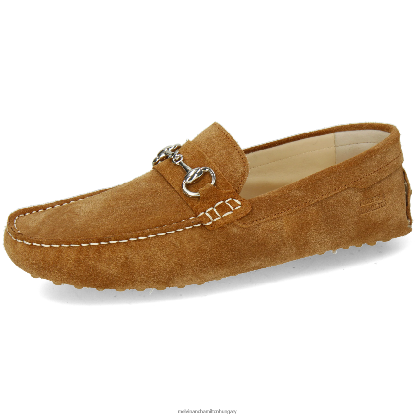 férfiak Melvin & Hamilton 42FNT256 papucscipő világos barna nelson 16