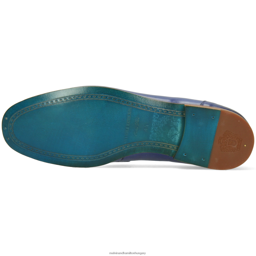 férfiak Melvin & Hamilton 42FNT257 papucscipő kék clive 16