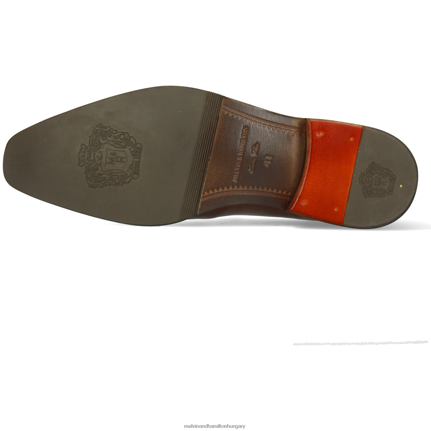 férfiak Melvin & Hamilton 42FNT258 papucscipő barna leonardo 24