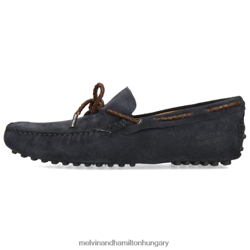 férfiak Melvin & Hamilton 42FNT300 papucscipő kék nelson 3