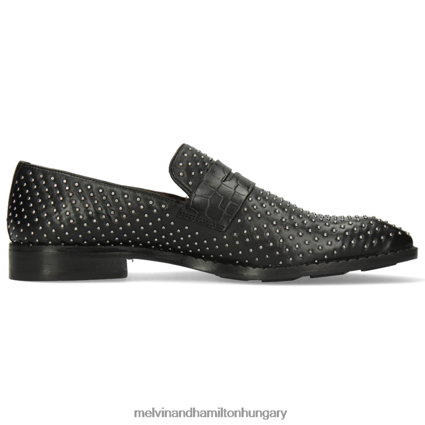 férfiak Melvin & Hamilton 42FNT302 papucscipő fekete gaston 5