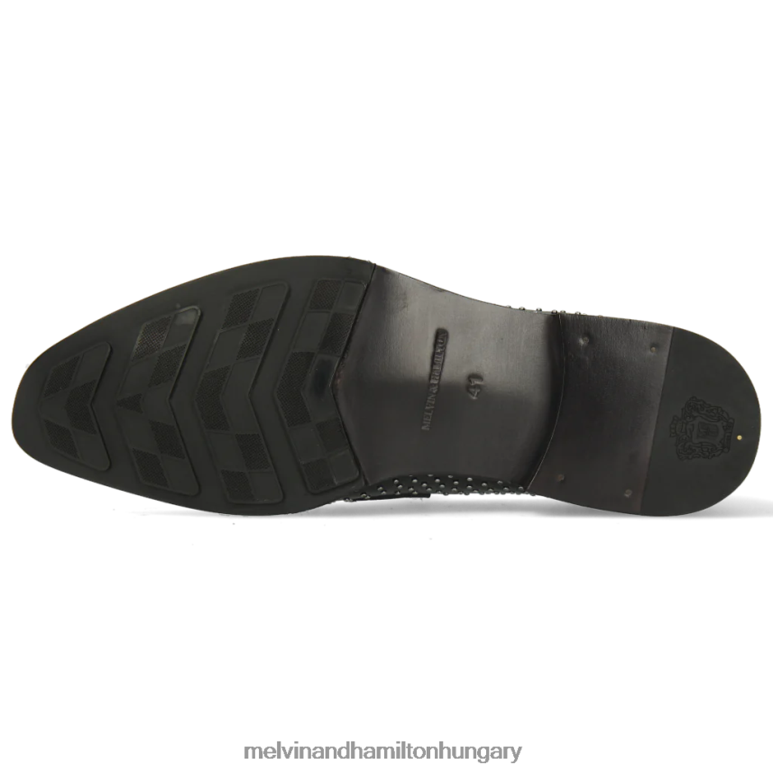 férfiak Melvin & Hamilton 42FNT302 papucscipő fekete gaston 5