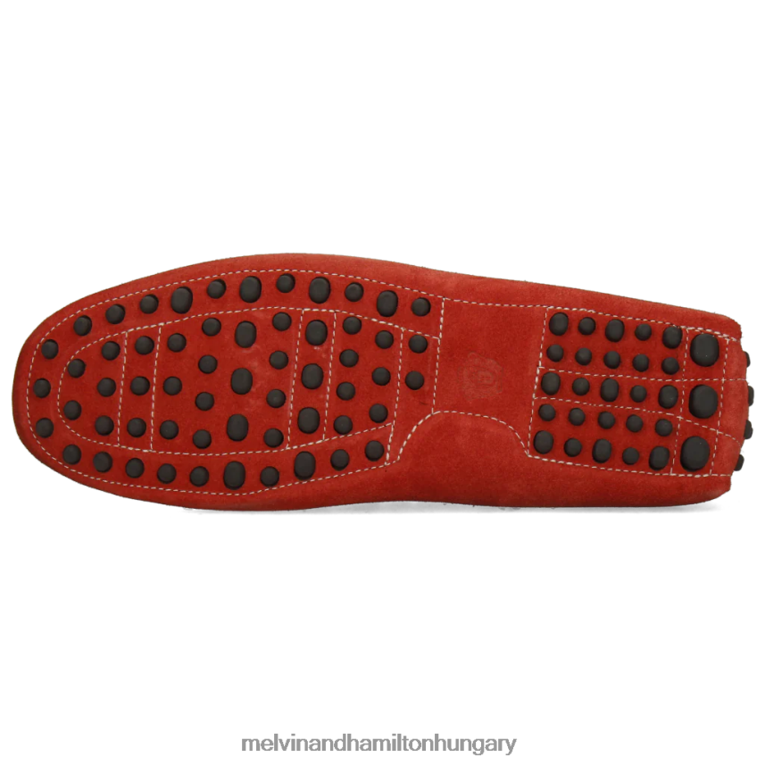 férfiak Melvin & Hamilton 42FNT304 papucscipő piros nelson 3