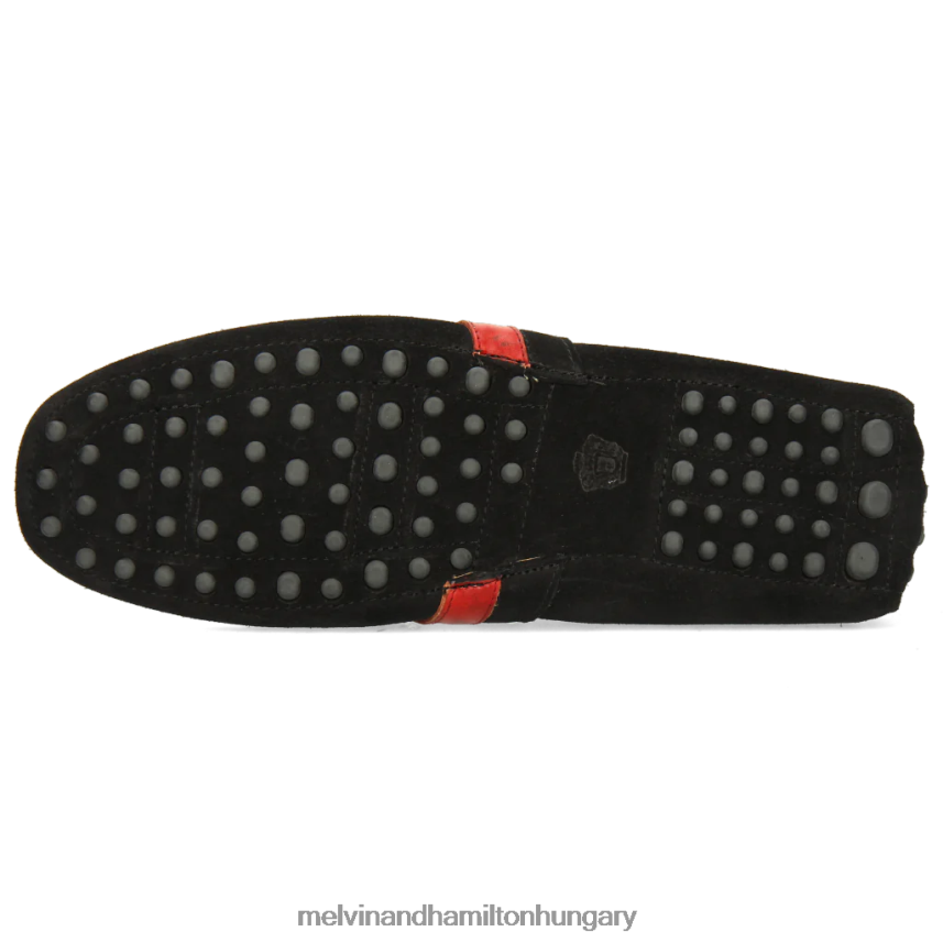 férfiak Melvin & Hamilton 42FNT313 papucscipő fekete nelson 6