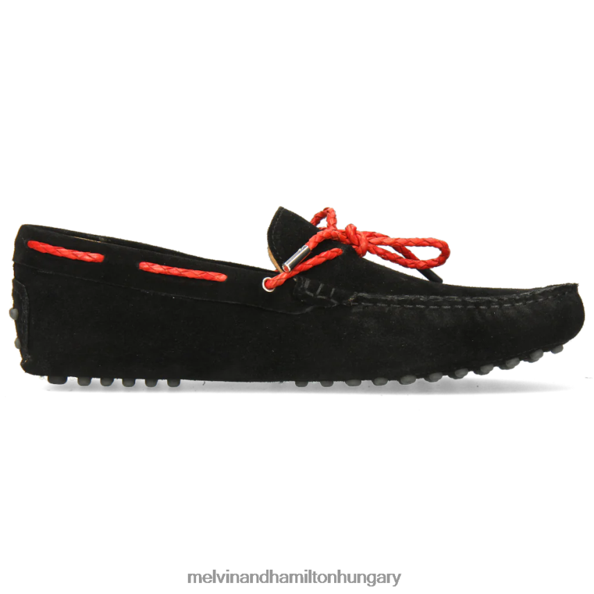 férfiak Melvin & Hamilton 42FNT321 papucscipő fekete nelson 3