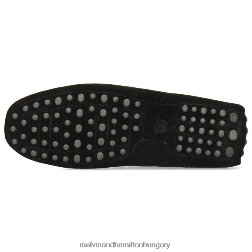 férfiak Melvin & Hamilton 42FNT321 papucscipő fekete nelson 3