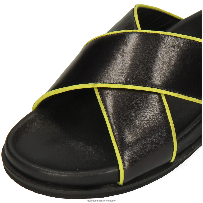 férfiak Melvin & Hamilton 42FNT750 szandál fekete Róbert 21